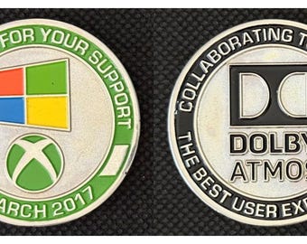 Xbox Dolby Atmos March 2017 Collaboration Challenge Coin - 4C