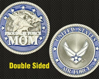 U.S. Air Force "Proud Air Force Mom" Challenge Coin - 4L