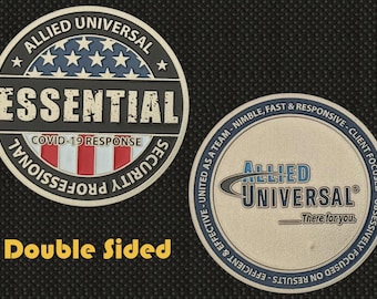 Allied Universal COVID-19 Essential Security Challenge Coin - 4K