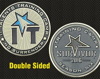 IT Talents Training Camp 2016 Season Six Survivor Challenge Coin - 4L