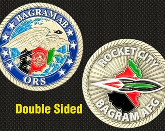 Bagram AB ORS "Rocket City Bagram AFG" Challenge Coin - 4L