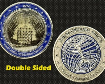2014 Breakthrough Prizes (NASA Ames Research Center) Challenge Coin - 4L
