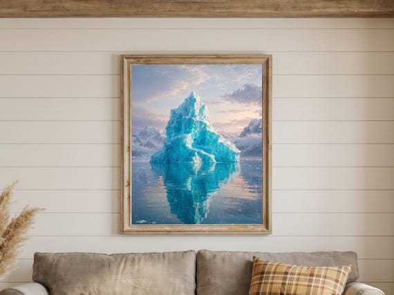 Set of 4 Iceberg Ocean Prints