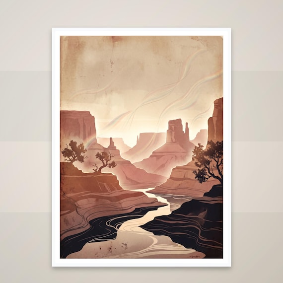 Abstract Canyon