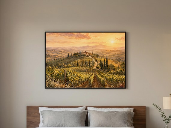 Tuscan Cypress Landscape Prints