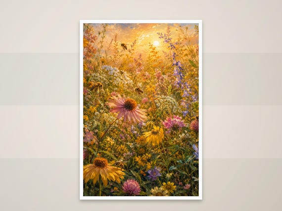 Wildflower Meadow Bees