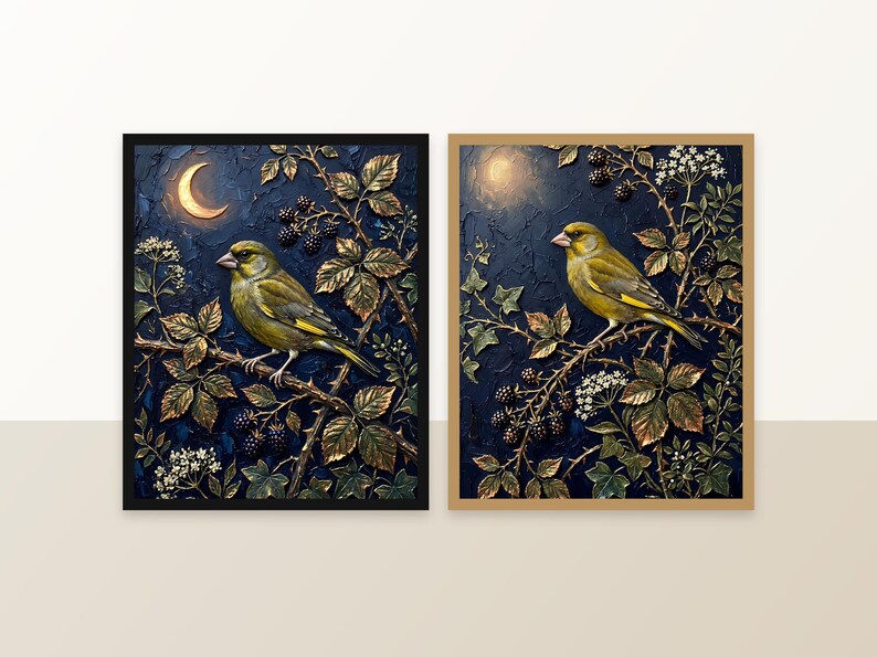 Botanical Bird Bundle — printable wall art