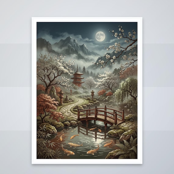 Japanese Garden Print