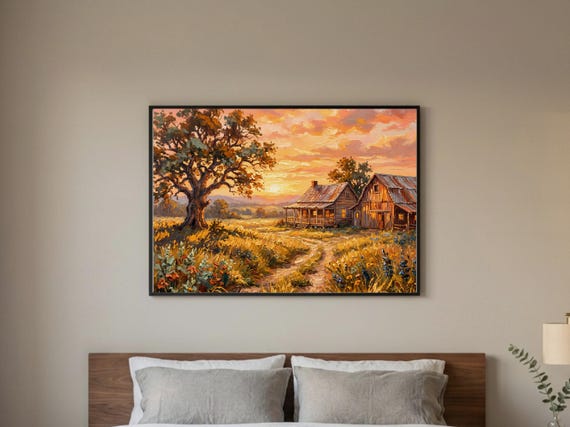 Set of 4 Wildflower Path Prints