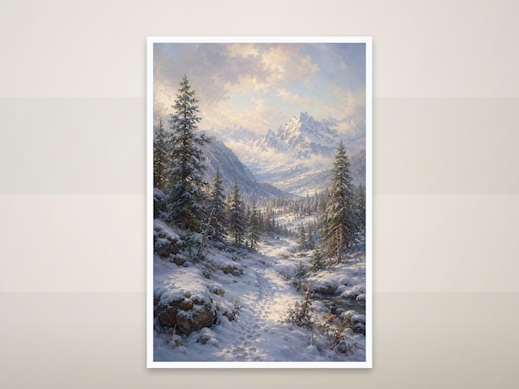 winter mountain landscapes