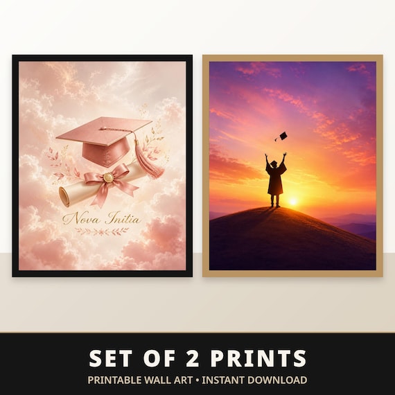 Graduation Cap Diploma Prints
