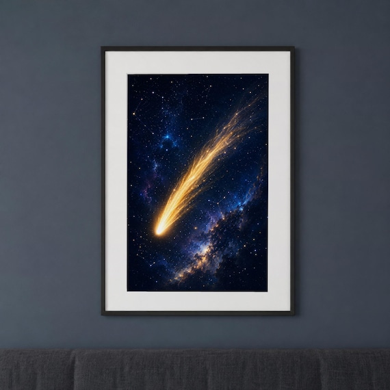 Cosmic Comet Streaking Prints