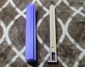 MIX COLORS Folding Mahjong 18" Rack & 19.2" Pusher Set. American Mahjong Portable Travel Accessories, 3D Printed