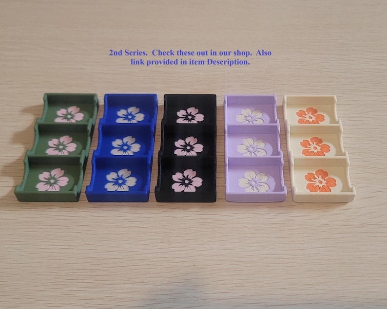3-Tile Mahjong Passing Tray Series 1– Charleston Game Organizer, PLA Polymer image 7