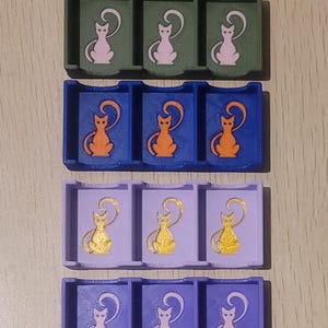 3-Tile Mahjong Passing Tray Series 2 – Charleston Game Organizer, PLA Polymer image 4