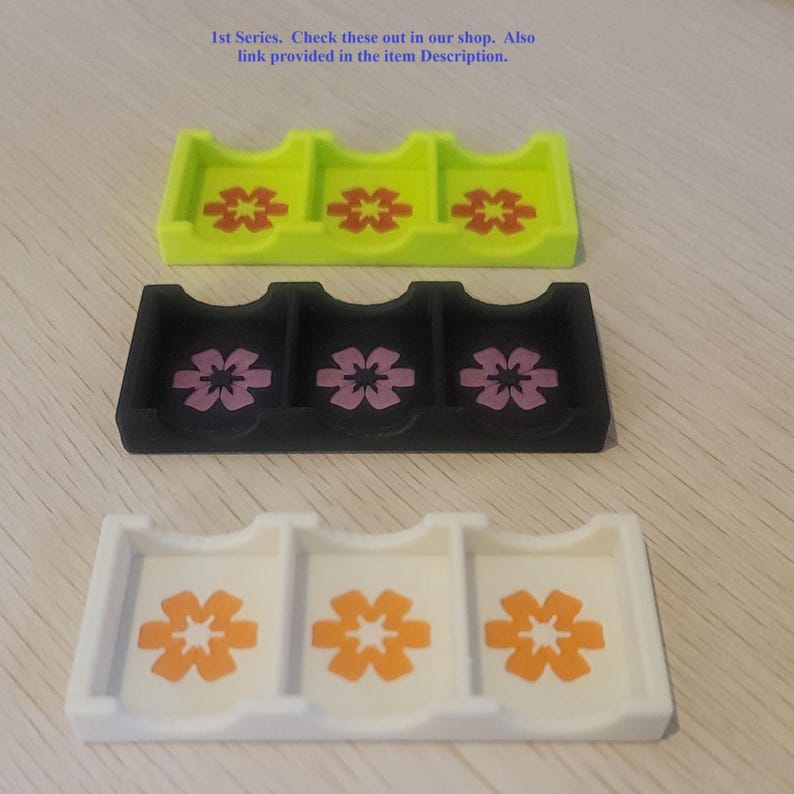 3-Tile Mahjong Passing Tray Series 2 – Charleston Game Organizer, PLA Polymer image 3