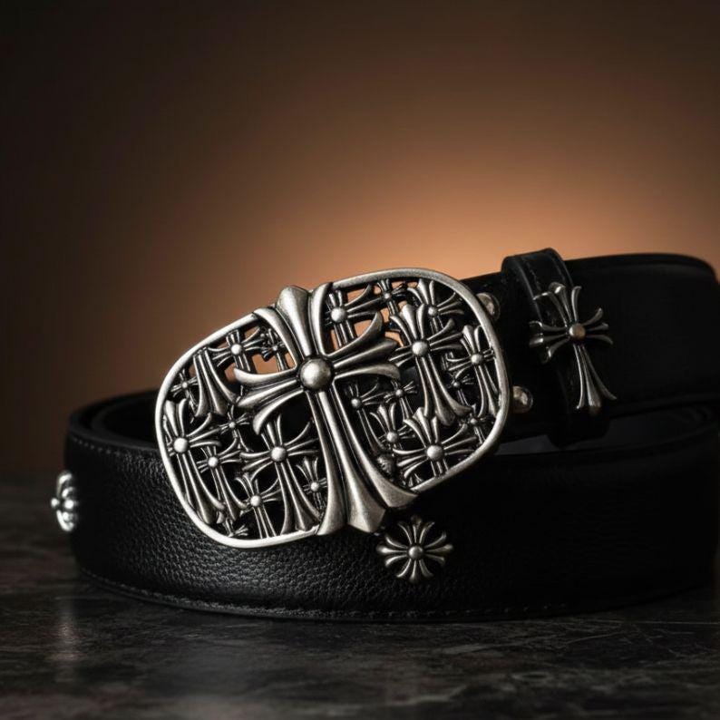 Chrome Hearts Cross Belt - Etsy