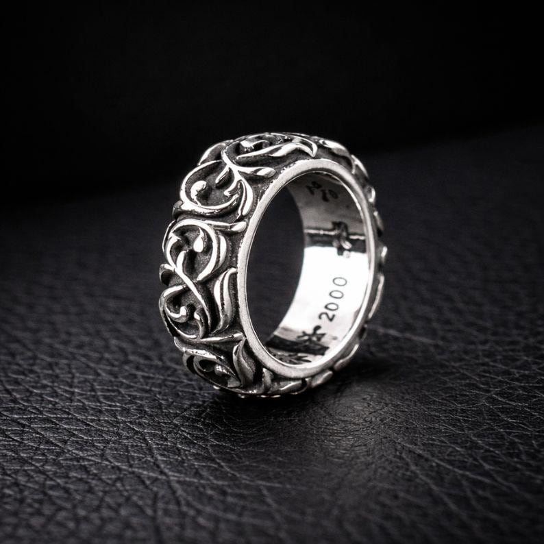 Chrome Hearts Vine Ring - Etsy
