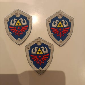 Bouclier d'Hylia de Link inspiré de l'Univers Zelda