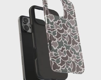 Tough Camouflage Phone Cases, Durable Phone Protection, Old School camo