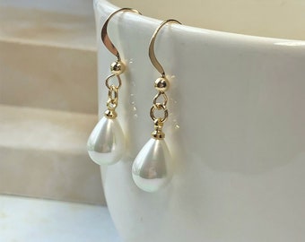 Pearl Teardrop Earrings