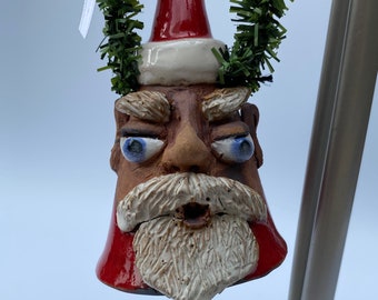 Santa Bell Ornament