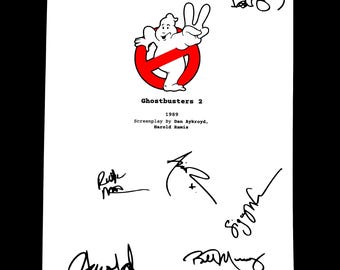 Ghostbusters II-scriptboek – scenario met zachte kaft – script voor bovennatuurlijke komediefilm