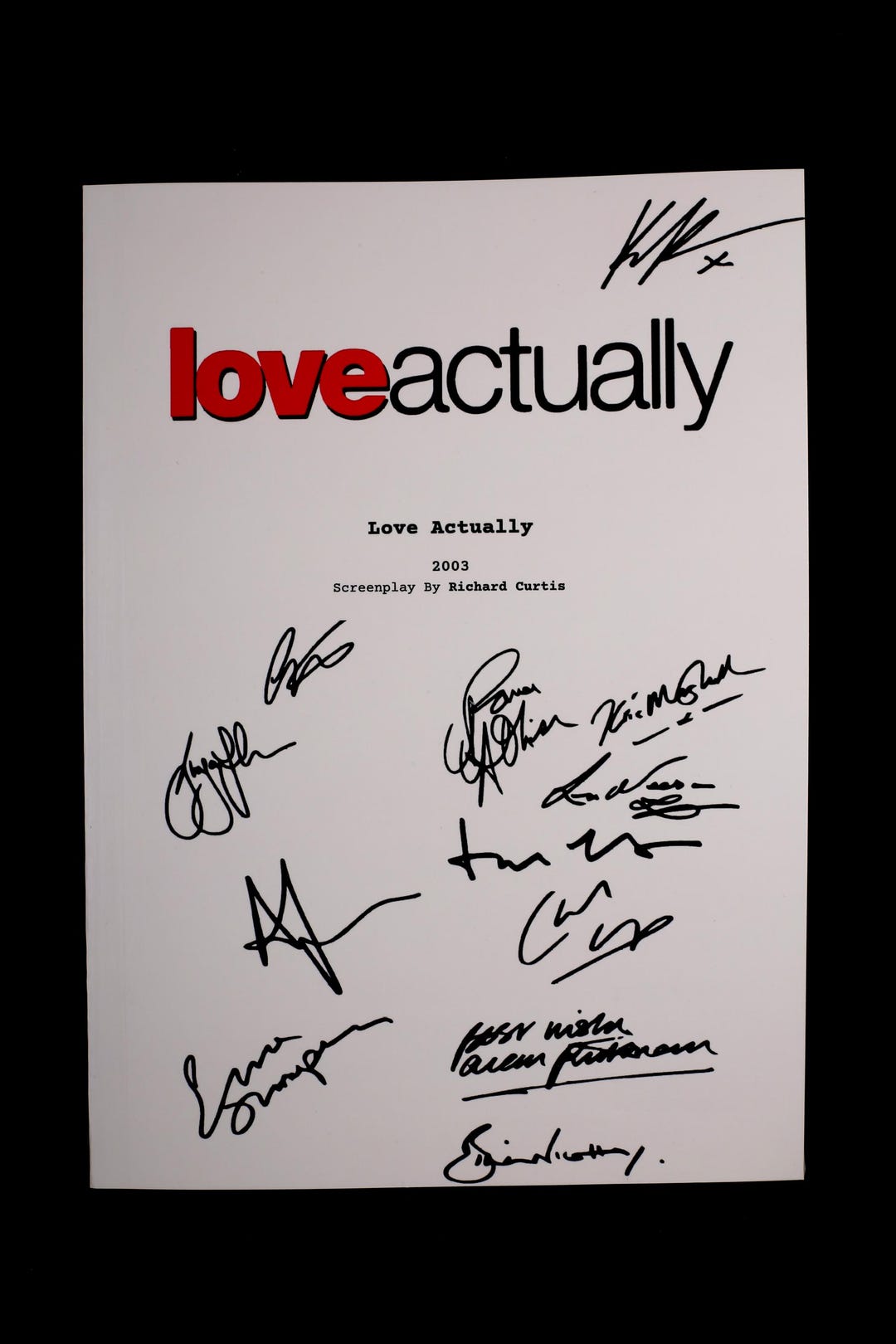 Love Actually Script Book – Soft Cover Screenplay – Romantic Comedy ...