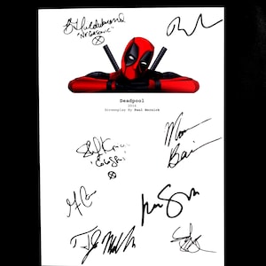 Deadpool (2016) Screenplay Book – Soft Cover Movie Script – Meta Action Comedy Film