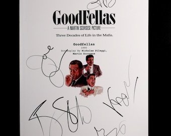 Goodfellas-scriptboek – scenario met zachte kaft – klassiek misdaadmaffiafilmscript