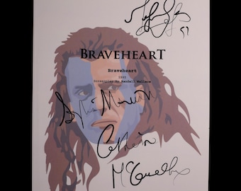 Braveheart-scriptboek – scenario met zachte kaft – script episch historisch drama