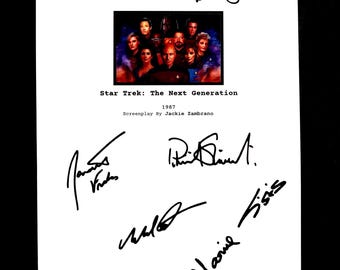 Star Trek: The Next Generation Scriptboek – Scenario met zachte kaft – Klassiek scifi-script uit de tv-serie