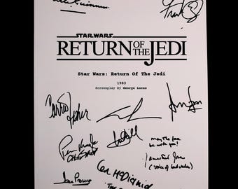 Star Wars: Return of the Jedi Scriptboek – Scenario met zachte kaft – Episch scififilmscript