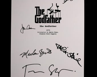 The Godfather-scriptboek – scenario met zachte kaft – klassiek maffia-misdaadfilmscript