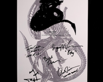 Scriptboek Aliens (1986) – scenario met zachte kaft – scifi-actie horrorfilmscript