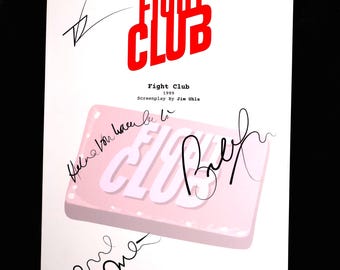 Fight Club-scriptboek – scenario met zachte kaft – cult-psychologisch dramafilmscript