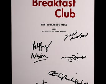 Scriptboek The Breakfast Club – scenario met zachte kaft – klassieke coming-of-age-dramafilm