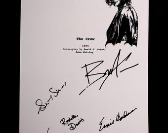 The Crow-scriptboek – scenario met zachte kaft – Gothic Dark Fantasy-filmscript