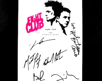 Fight Club-scriptboek – scenario met zachte kaft – cult-psychologisch dramafilmscript