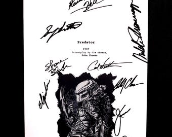 Predator-scriptboek – scenario met zachte kaft – klassiek scifi-actiefilmscript
