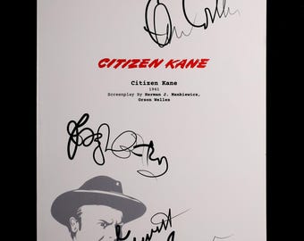 Citizen Kane-scriptboek – scenario met zachte kaft – klassiek cinematografische meesterwerkfilmscript