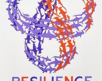 Resilience handmade screenprint