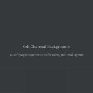 Soft Charcoal Background | Dark Neutral Gray Texture | Clean Minimal Backdrop