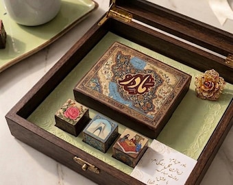 Mother's Day Persian Chocolate gift Box with Custom Persian Carpet Design - Luxury Mother’s Day Treat - persian decor sweet