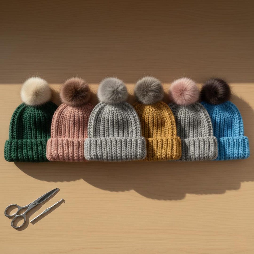 Easy Knit-look Crochet Beanie Pattern | Bulky Yarn Hat for Beginners - Etsy