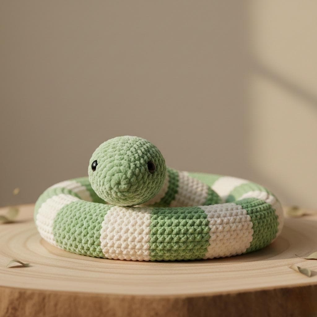 36 Snake Crochet Patterns to Stitch: Amigurumi, Plush, No-Sew, and Giftable Designs 1 Sammy the Snake Crochet