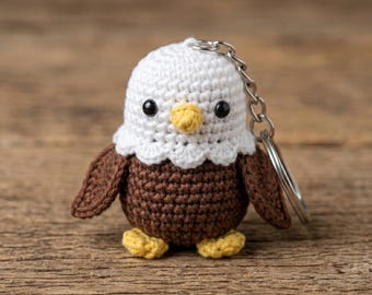 Amigurumi Eagle Crochet Pattern PDF | Mini Bird Keychain Amigurumi (Digital Download)