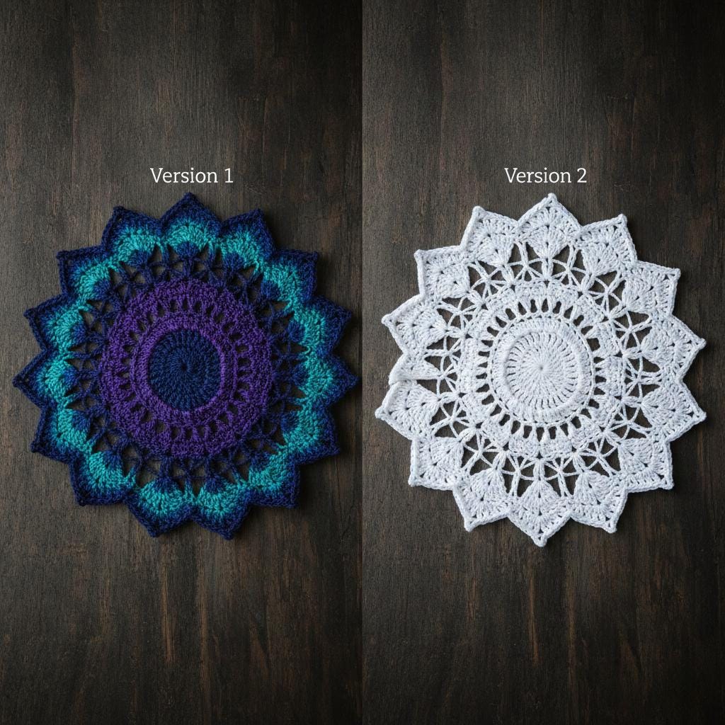 39 Stunning Crochet Mandala Patterns You Will Want To Make 14 Galactic Eye Crochet Mandala