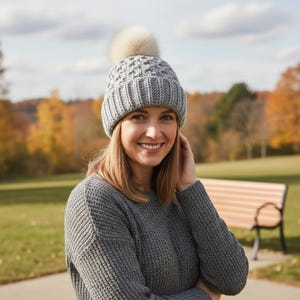Crochet Beanie Pattern | Easy Textured Winter Hat (PDF Pattern)
