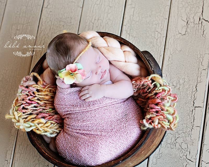 Stretch wrap 'BLUSH' newborn stretch wrap / scarf Etsy